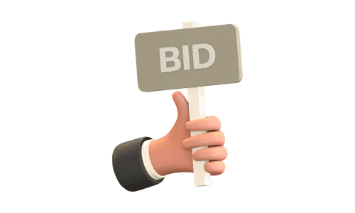 Bid submission process illustration