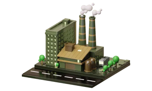 Manufacturing process illustration